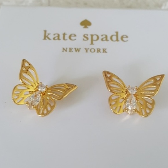 ★NWT Kate Spade Social Butterfly Earrings - Picture 2 of 7